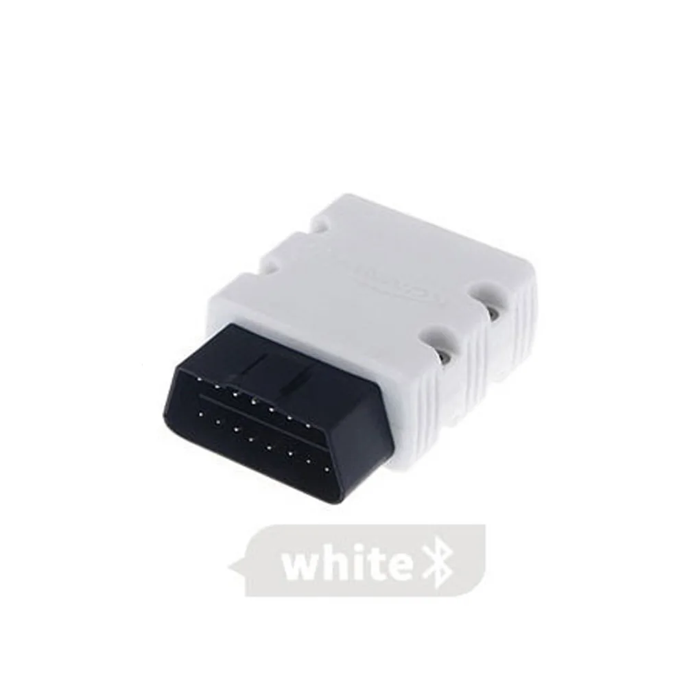 KONNWEI KW902 Bluetooth Автомобильный детектор неисправностей Диагностический Сканер Инструмент OBD мини BT код ридер автомобильный диагностический инструмент - Цвет: White