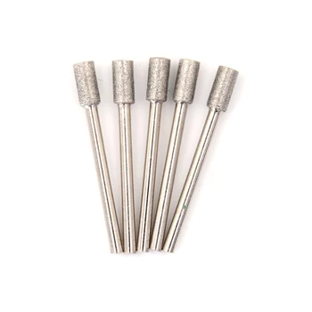 

5PCS Diamond Chainsaw Sharpener Burr Stone File Chain Saw Sharpening