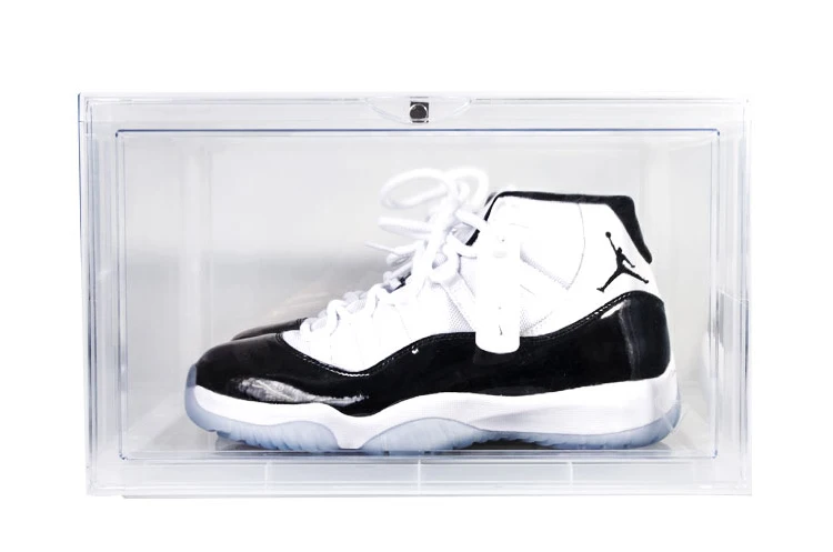 

Shoe Box Basketball Shoe Storage Box Transparent Magnet Gaobang Anti-oxidation Acrylic Dust-proof Tide Collection Shoe Cabinet