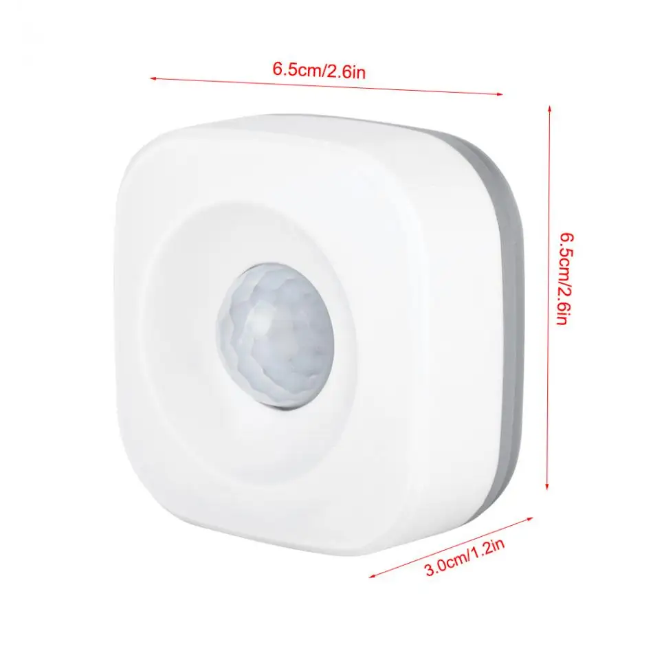 alarm lamp Tuya Smart Bluetooth Mesh SIG PIR Motion Sensor Wireless Infrared Detector Home Security Burglar Alarm APP Remote Control ring security keypad