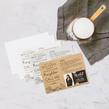 

Custom BusinessPost card SET of I'm not just a Real Estate Agent Promotional Business Cards Estate Agent Marketing
