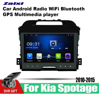 

ZaiXi Android Car 2 din multimedia GPS Navigation For Kia Sportage 2010-2015 vedio stereo Radio audio wifi video map video