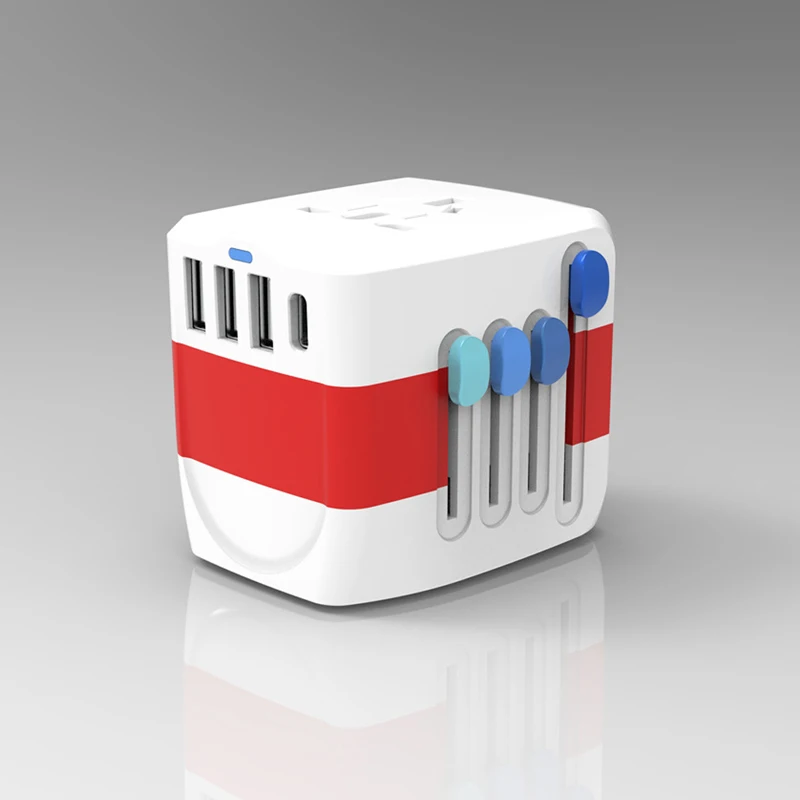 Переходник переходник для путешествий Универсальный usb-преобразователь мощности розетка зарядное устройство для США Великобритании ЕС AU розетки вилки электроприборов конвертер - Тип: as picture shows