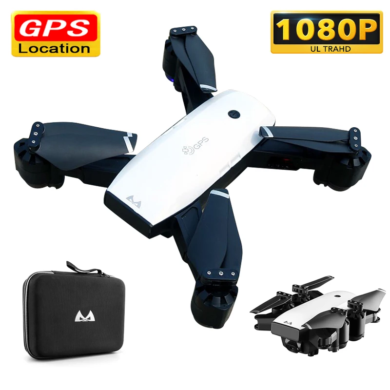  S20 Racing Dron with Camera HD 1080P WIFI FPV RC Helicopter Drone Professional Follow Me GPS Foldab