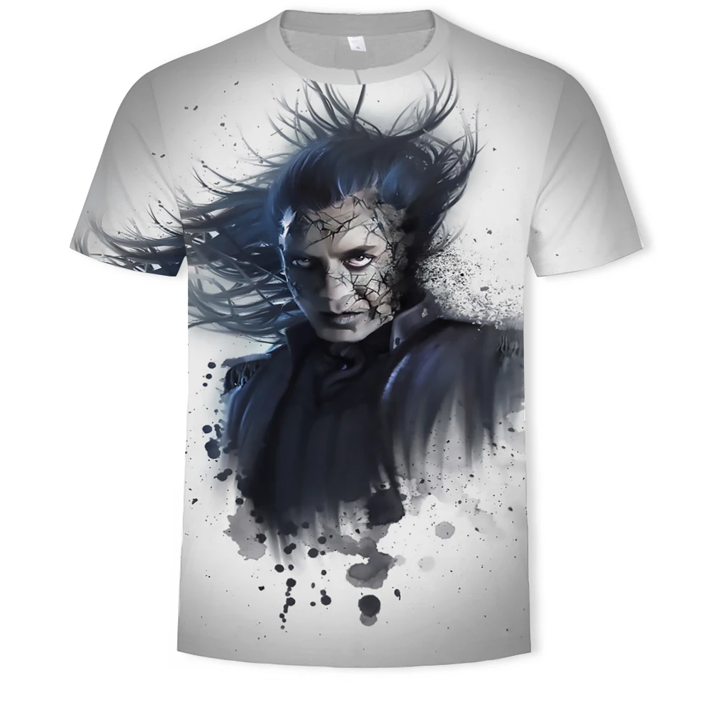 Летняя модная мужская футболка Повседневная с 3d рисунком капитана пирата одежда