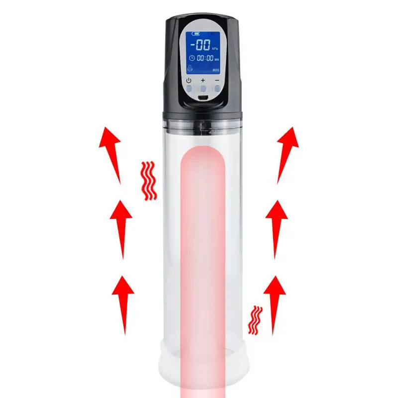 Electric Penis Pump Automatic Penis Extender Male Penis Masturbator Delay Lasting Trainer Dick Penis Enlargement Vacuum Penis (10)