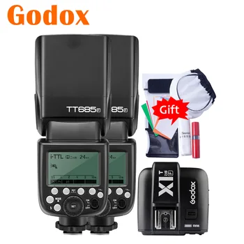 

Godox TT685F 2.4G Wireless GN60 HSS TTL Camera Flash Speedlite X1T-F Tansmitter for Fujifilm X-Pro2 X-T20 X-T10 X-T1 X-T2 X-E1