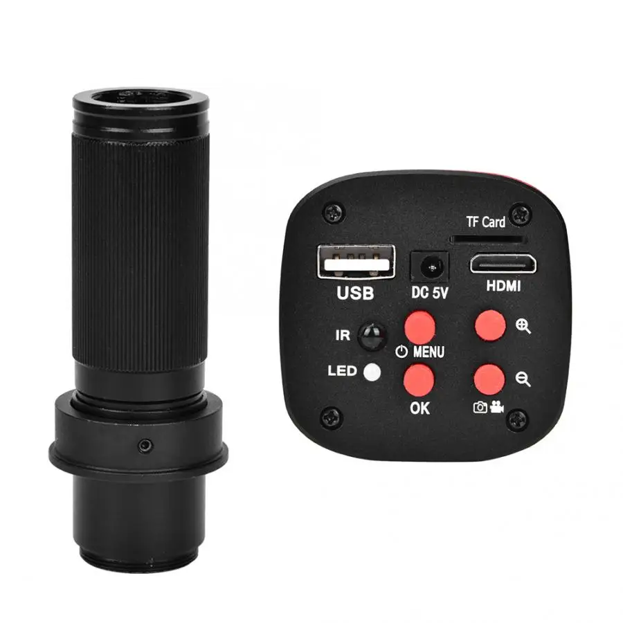 1080P HDMI 4608x3456 USB C-Mount электронный промышленный микроскоп камера 100-240 в камера микроскопа HDMI