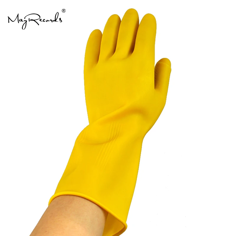 Перчатки из натурального латекса с защитой от кислот и щелочей|latex square|latex medical