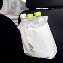 15 шт. дорожный портативный автомобильный мусорный пакет Автоматическая спинка для сиденья самоклеящаяся мусорная корзина одноразовый автомобильный органайзер для мусора сумка для хранения