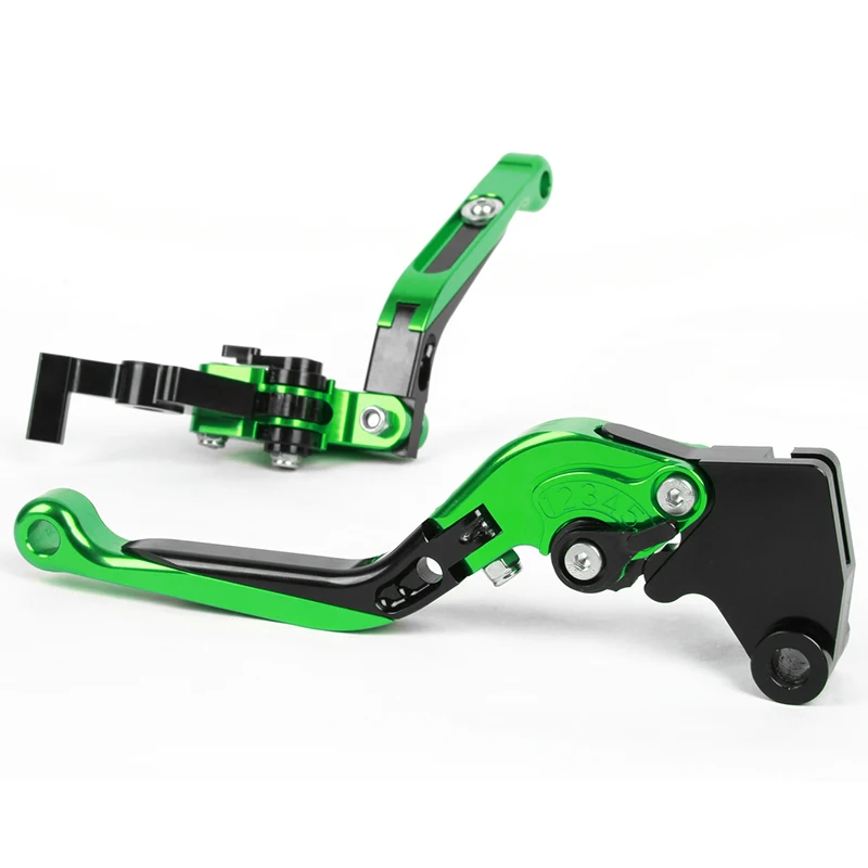 Для Yamaha YZF R1 2009 2010 2011 2012 2013 складной расширение сцепные рычаги Складная Выдвижная ЧПУ Алюминий брошь из сплава, с красными - Цвет: Зеленый