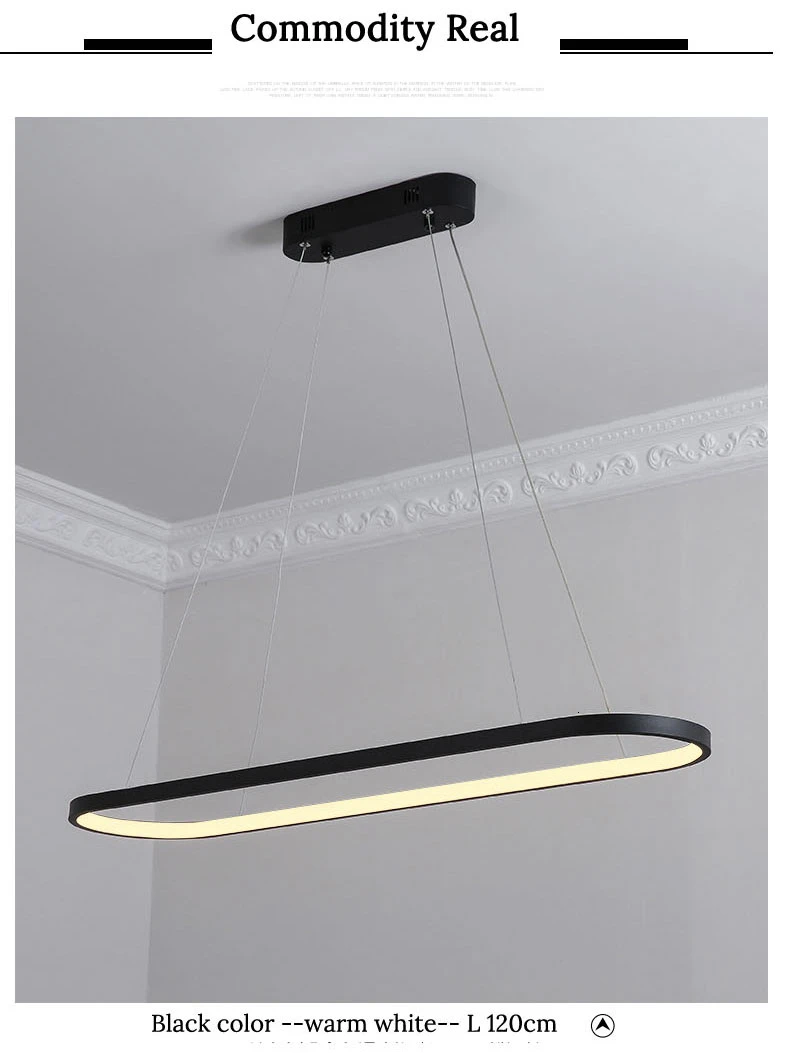 Rectangle Modern Led Pendant Lamps for Living Room Restaurant Bedroom Decorative Pendant Light Lamparas AC85-260V remote control