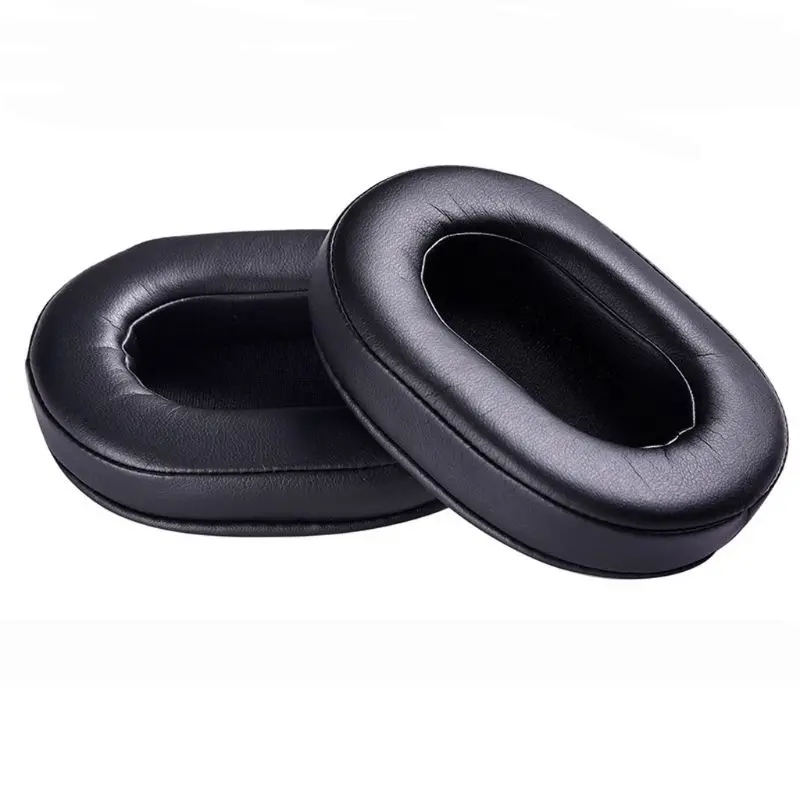 Запасные наушники-вкладыши для sony MDR-7506 MDR-V6 MDR-CD900ST - Цвет: Черный