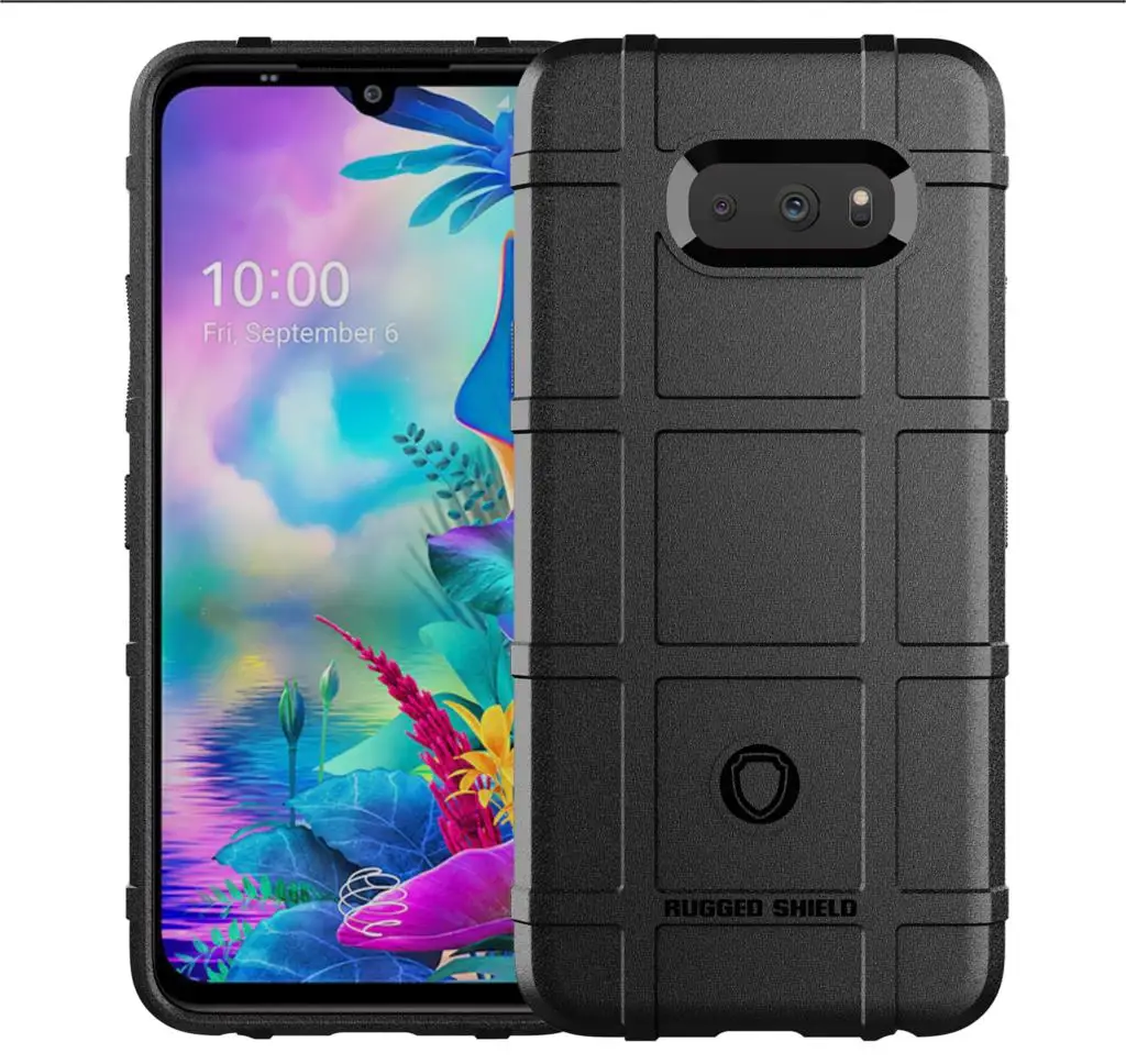 Противоударный чехол для LG G8X ThinQ с защитой от царапин, углеродное волокно, чехол для телефона LG V50S ThinQ 6,4"