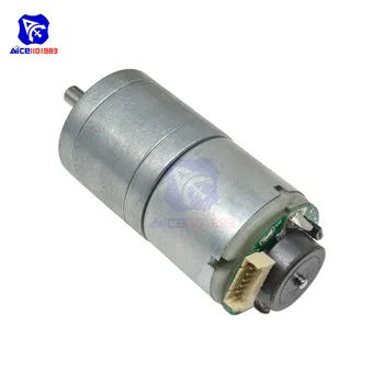 

diymore 25GA-310 Encoder DC Gear Motor 12V 100RPM Reduction Gearwheel Motor