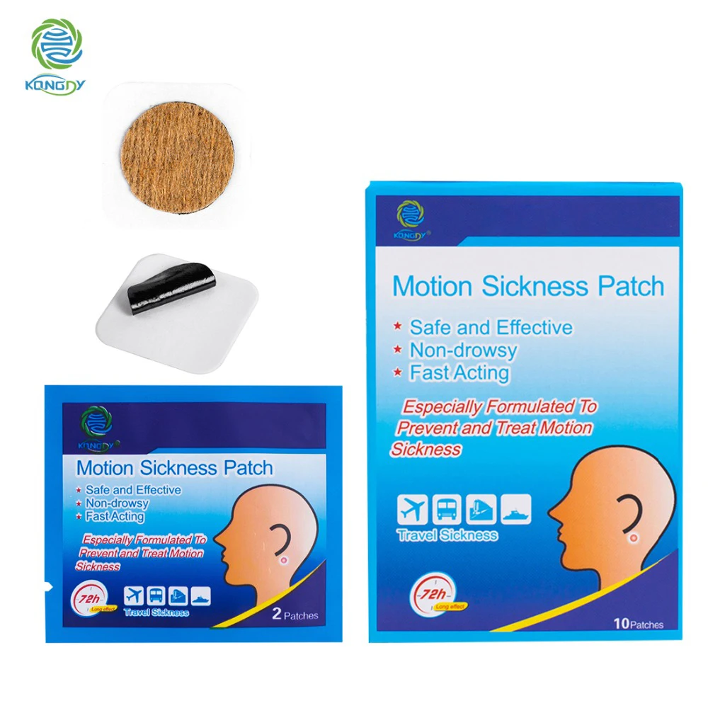 Pain Relief Plaster 10 Pieces/Box Anti Motion Sickness Patch Chinese Traditional Herbal Medical Plaster Health Care Prevent Vomiting