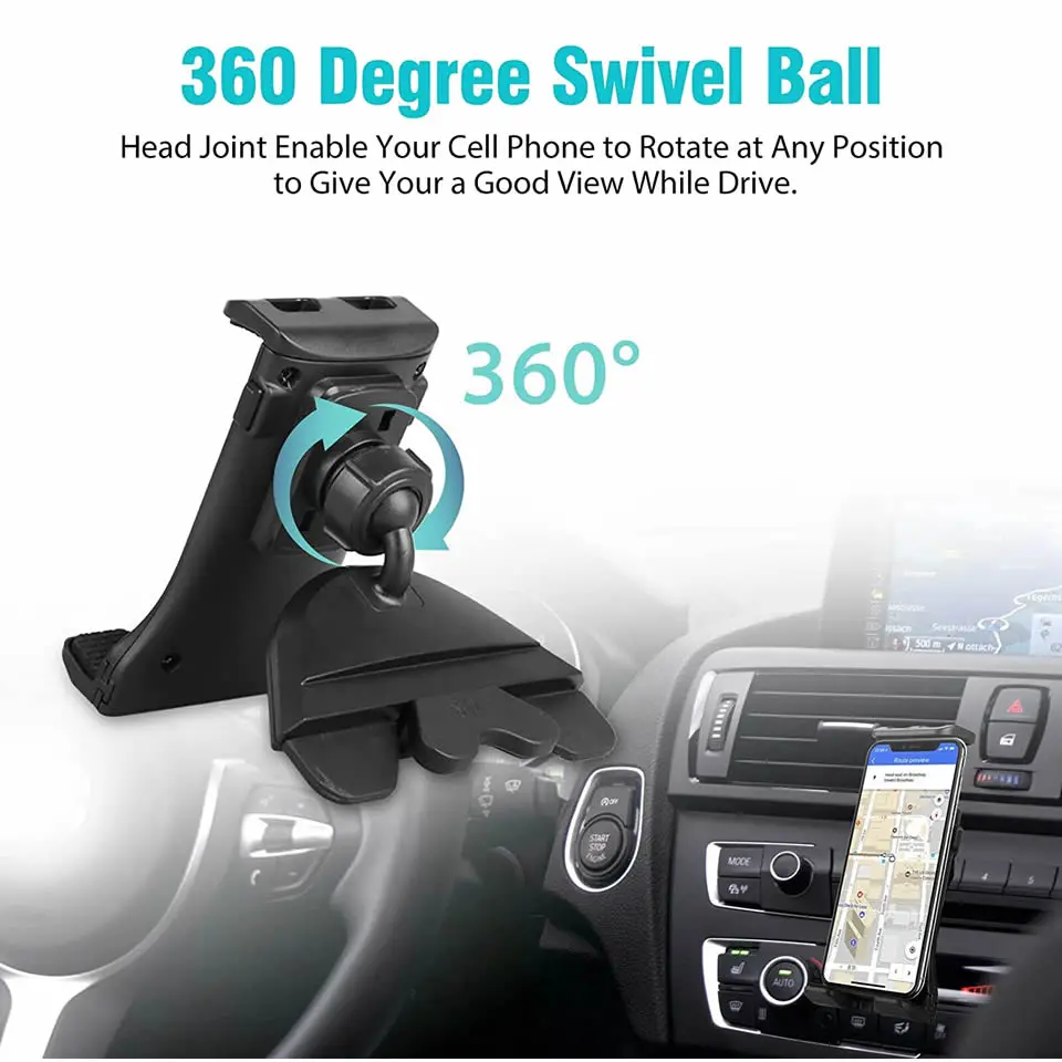 Universal 4-12 inch Tablet Holder Car CD Slot Air Vent Tablet Bracket Mobile Phone Mount Stand for iPad Pro iPhone Xiaomi Huawei tablet holder tablet stand mobile phone holder