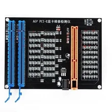 

Fashionagp PCI-E X16 Dual-Purpose Socket Tester Display Image Video Card Checker Tester Graphics Card Diagnostic Tool