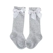 ARLONEET Гольфы с большим бантом для маленьких мальчиков и девочек, мягкие хлопковые кружевные детские носки-тапочки нескользящие носки для малышей CO29