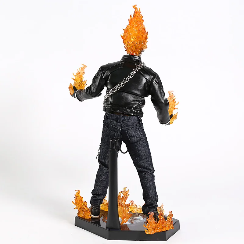 Агенты Щ. И. Т. Щит Ghost Rider 1/6 Масштаб ПВХ фигурка Коллекционная модель игрушки с светодиодный свет