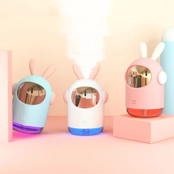 

Usb And Battery-Powered Diffuser Huge Capacity purifier Dry Burn Prevention Wireless Rabbit Humidifier