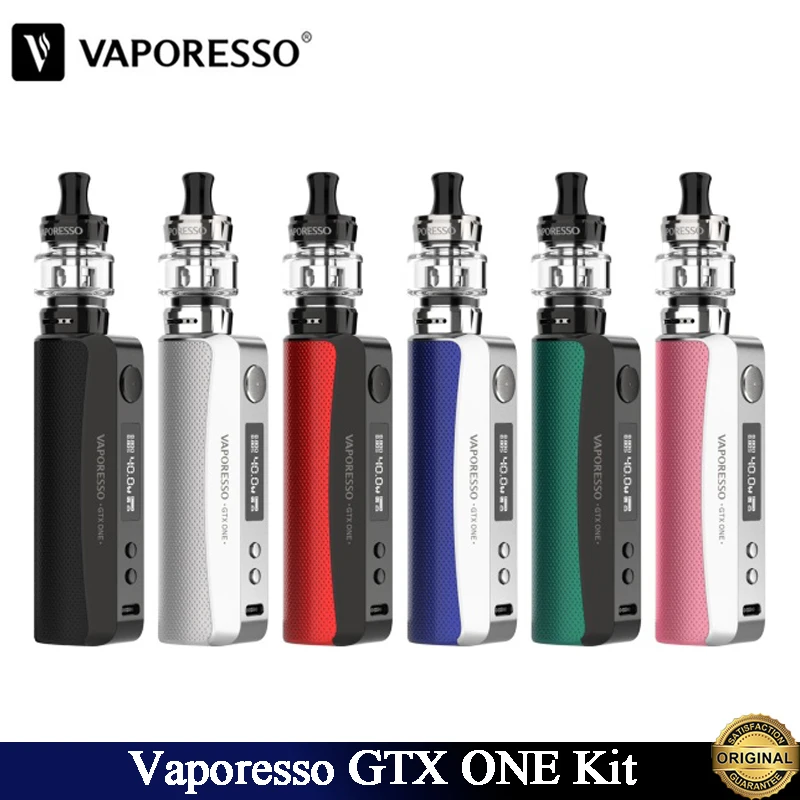 Vaporesso-Kit de Vaporesso GTX ONE VW Original, con 2000mAh, GTX One Box Mod, tanque GTX 18 de 3ml, bobinas GTX, Kit de cigarrillo electrónico Vape vs Gen