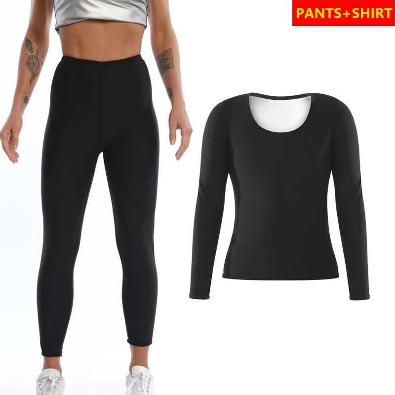 Neoprene Women Seamless Sweat Sauna Plus Size Fitness Tops Black Long Sleeve Short Sleeve Shirt Body Shaper Fashion Slim Shirts custom t shirts