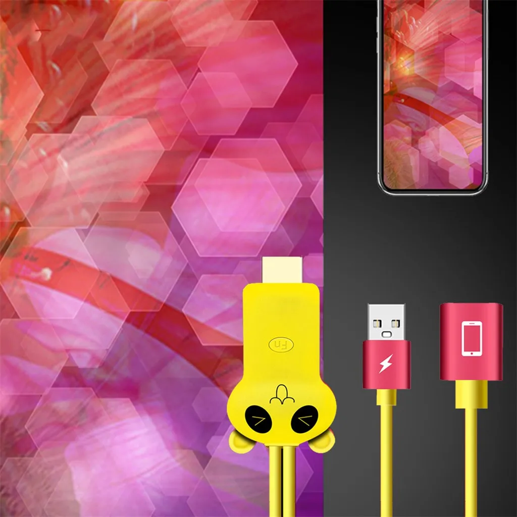 Универсальный USBC Micro-USB к HDMI 4 К кабель HDTV Цифровой AV адаптер для Apple Android
