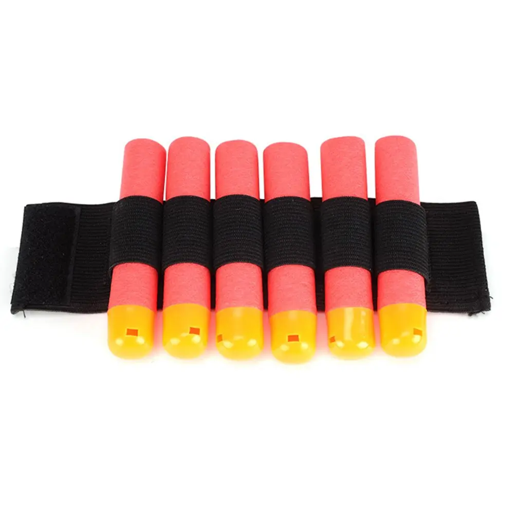 1PCS EVA Safety Elastic Wrist Band Storage Soft Bullets for Nerf Gun Toy Children Game Toys Pink | Электроника