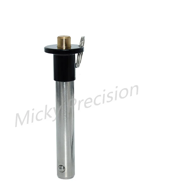 Ball lock pins Line array speaker pin Stainless steel Quick release pin Top-out Type diameter 5/6/8/10/12/16/20, length 10-100mm afbeelding