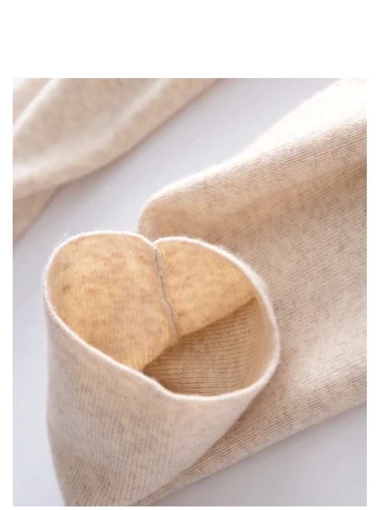 Pants Women Special Offer Wool Microfiber Pants For Women Boutique Cashmere Knit Casual Female New Wild High Waist Slim