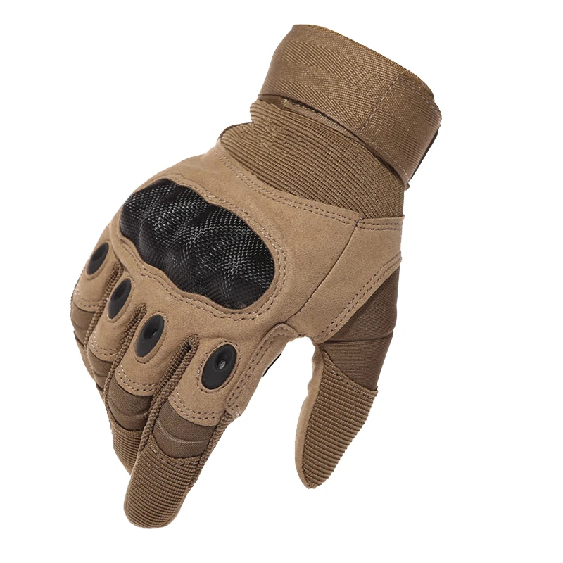 Men Tactical Cycling Full Finger Gloves Winter Touch Screen Paintball Airsoft Shooting Combat Anti-Skid Bicycle Hard Knuckle