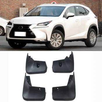 

Set Molded Mud Flaps For Lexus NX NX200T NX300H 2015 2016 2017 Mudflaps Splash Guards Front Rear Mud Flap Mudguards Fender