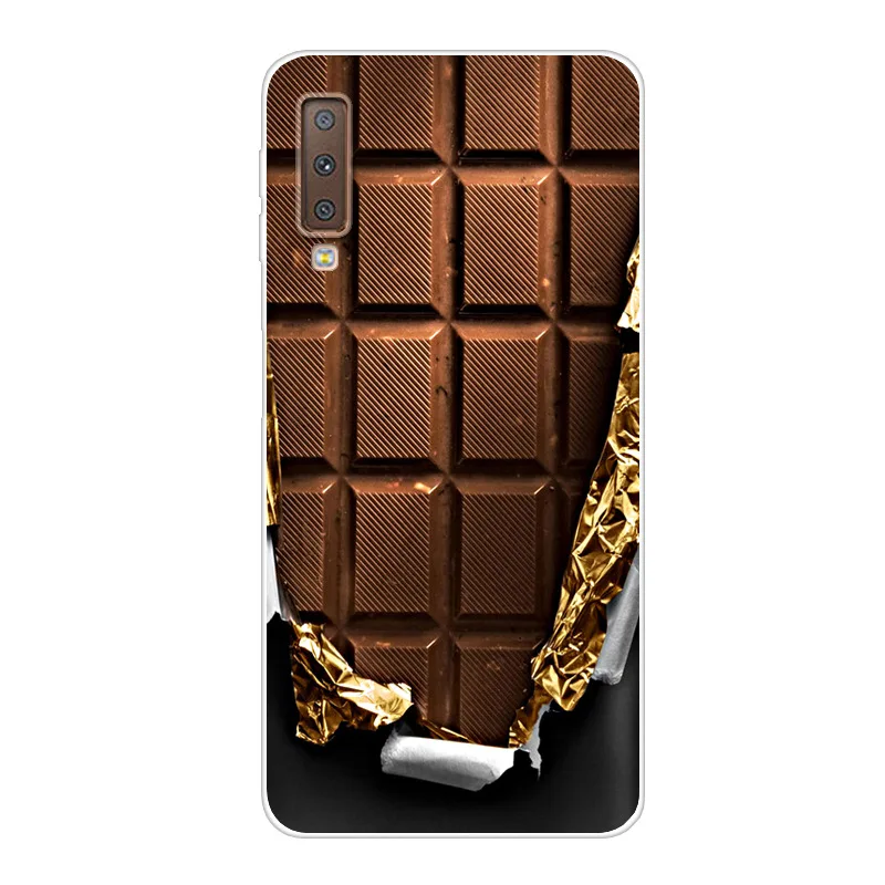 Чехол для Samsung A7 2018 чехол телефона силиконовый с мультяшным принтом Galaxy GalaxyA7 A 7