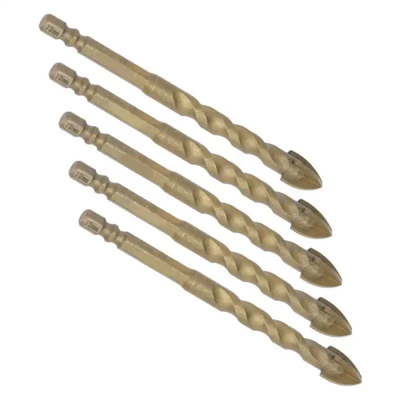 Cross Spearhead Drill Bit High Hardness Masonry Drilling Bits with 1