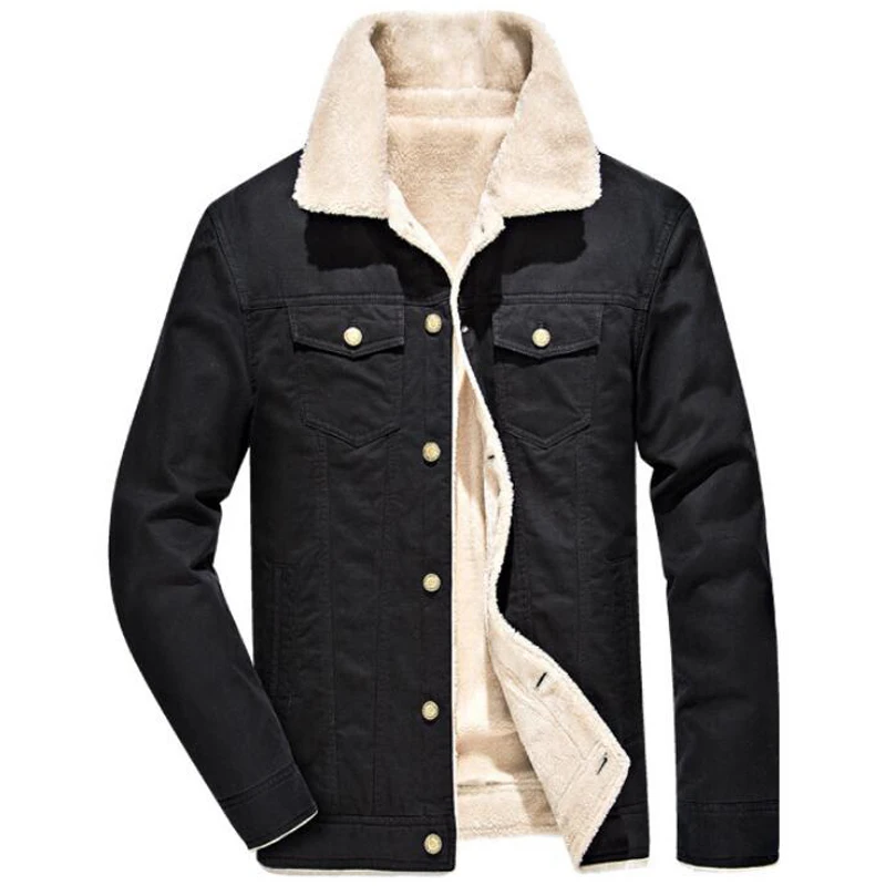 

Winter Coat Men Thicken Parkas Casual Fur Turn Down Collar Cashmere Keep Warm Coats Casacos Male Abrigos Windproof Overcoat 4XL