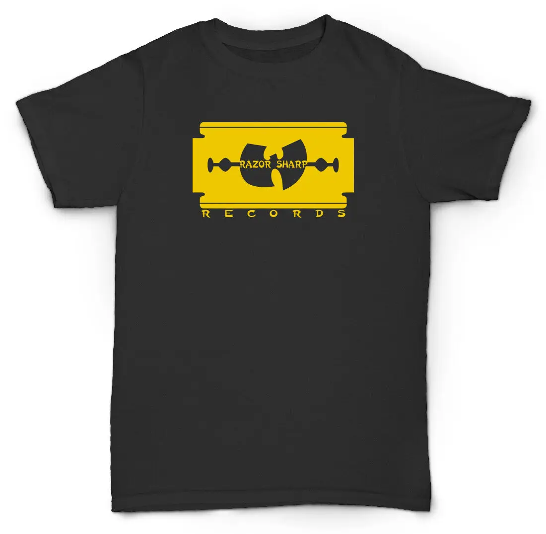 Бритва острый футболка с рисунком грампластинки RZA Wu Tang GZA метод Herre Футболка