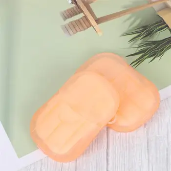 

10 Boxes Disposable Soap Flakes Portable Soap Sheet Hand Washing Soap Travel Cleaning Soap Mini Soap Paper Random Scent