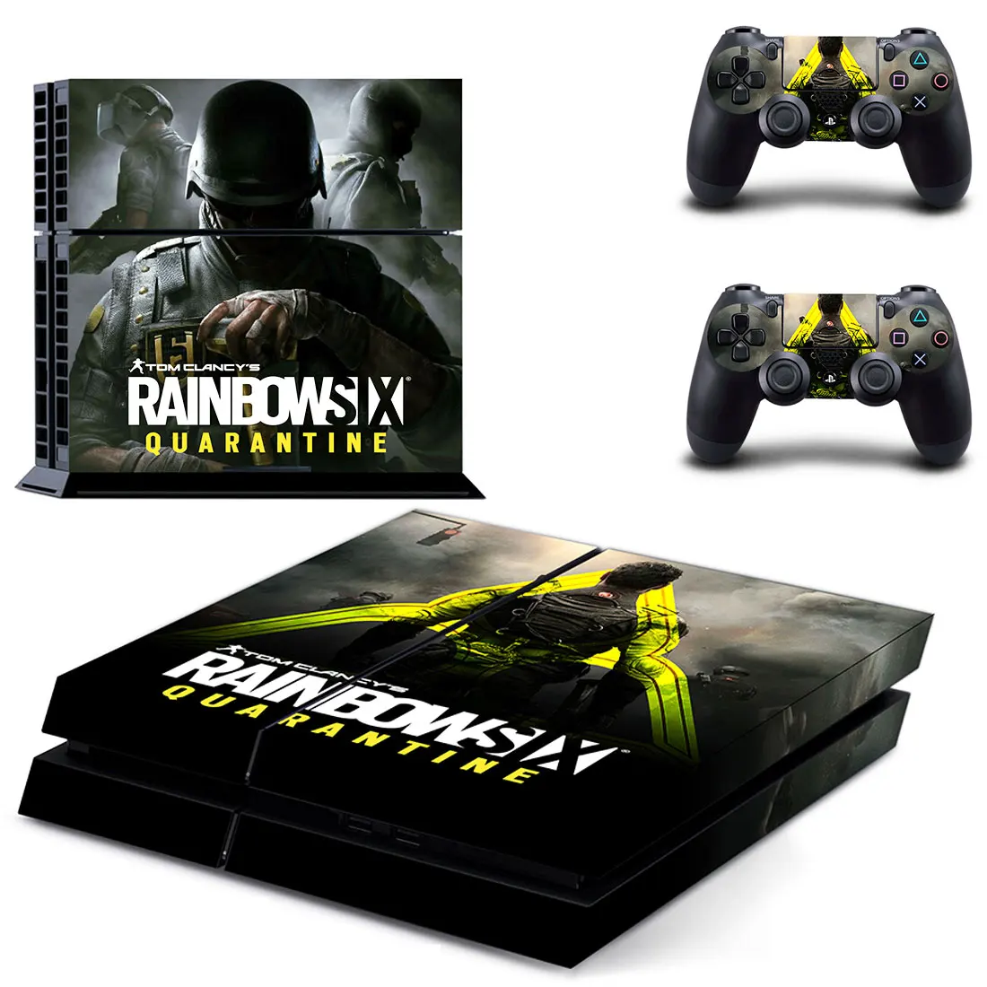 Радужная Шестигранная наклейка для PS4 Наклейка для sony playstation 4 консоли и 2 контроллера кожи PS4 виниловая наклейка