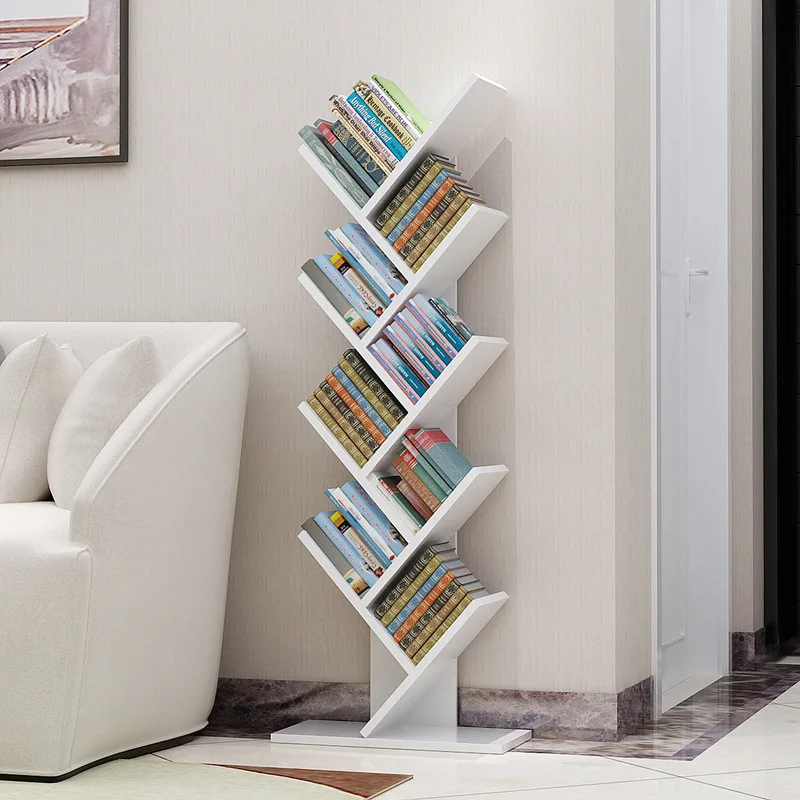 

Simple Bookcase Assembly Living Room Storage Shelf Simplicity luo di jia Storage Shelf Cool Bedroom Children Shelf Economical