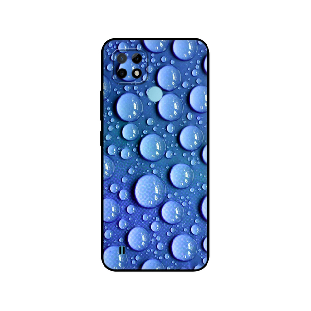 Realme C21 Case Silicon Back For OPPO RealmeC21 C 21 Phone Cover 6.5" Funda RMX3201 Bumper Capa Etui Soft black tpu case