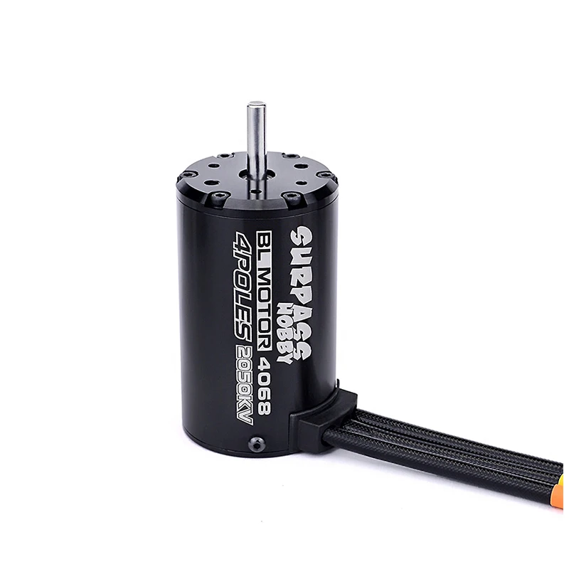 SURPASSHOBBY 4068 2050KV водонепроницаемый Бессенсорный бесщеточный двигатель + 120A ESC для 1:8