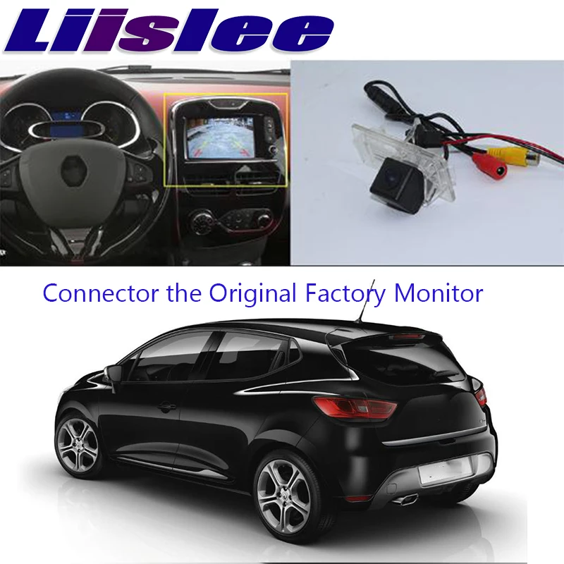 Автомобильная камера заднего вида Liislee для Renault Clio Lutecua IV 2012 ~ 2019 с подключением