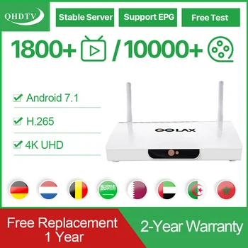 

QHDTV IPTV Arabic Box Golax Android 7.1 1G 8G Smart IPTV Germany Belgium Nederland Morocco Italy IP TV No App Included TV Box