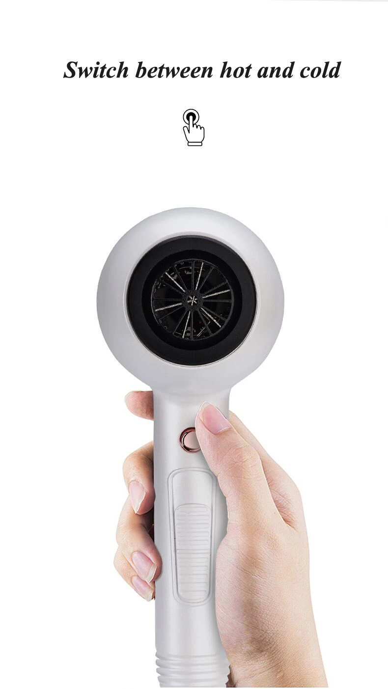 Secador de Cabelo com Capuz Salão de Beleza Escova de ar Quente-venda Martelo Estilor Poderoso Profissional Cabelo Seco Estilo Rotativo Quente 6 seco estilo rotativo escova de ar quente