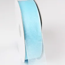  5 yards/roll Organza Ribbon Wholesale gift wrapping decoration DIY Christmas silk ribbons lace fabric 6/16/25/38 mm 