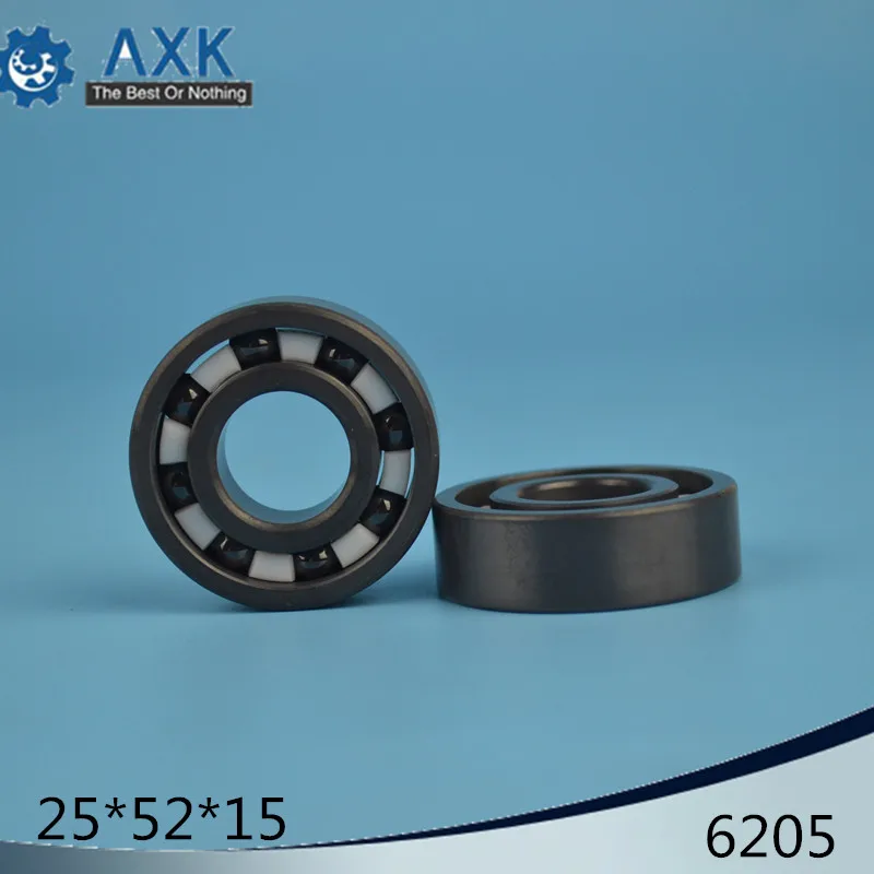 6205 Full Ceramic Bearing ( 1 PC ) 25*52*15 mm Si3N4 Material 6205CE All Silicon Nitride Ceramic Ball Bearings