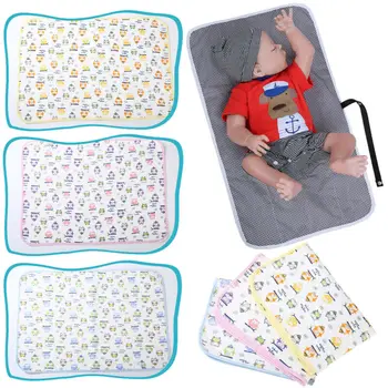 

Soft Cotton Baby Bedding Cloth Diaper Mat Newborn Infant Foldable Nappy Diaper Mat Changing Pads Covers Breathable Cloth
