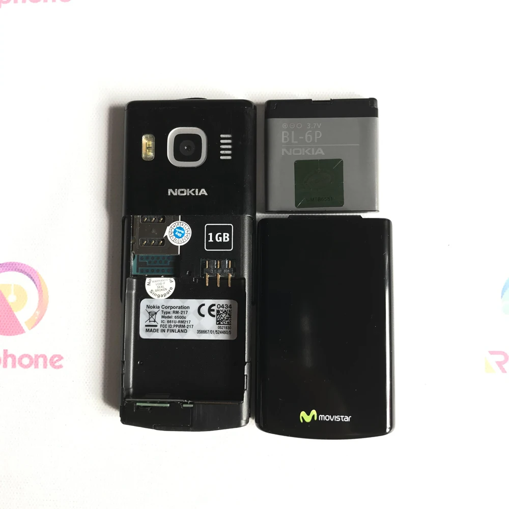 giffgaff refurbished phones Original Nokia 6500c Mobile Phone 3G Unlocked 6500 Classic Phone Refurbished apple refurbished iphone
