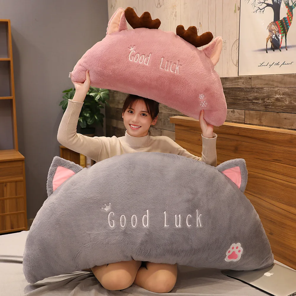 

Hot Nice New Lovely Huggable Super soft pillow plush toys comfortable rabbit cat cartoon back pillow cushion gift Christmas Gift